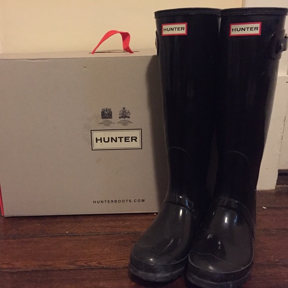 Hunter Shoes - Black Hunter Boots